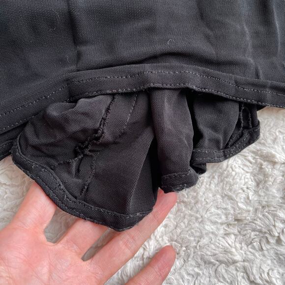 Cache Tadashi sheer illusion maxi dress vintage 90s Y2K mesh long sleeve gown S - Picture 7 of 14